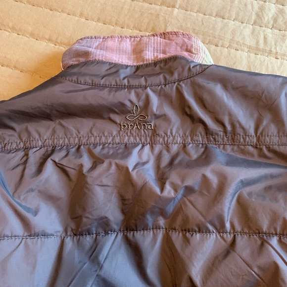 prAna Rhody Reversible Jacket Mens Size L Multi Plaid Snap Button Outdoor - Picture 6 of 8